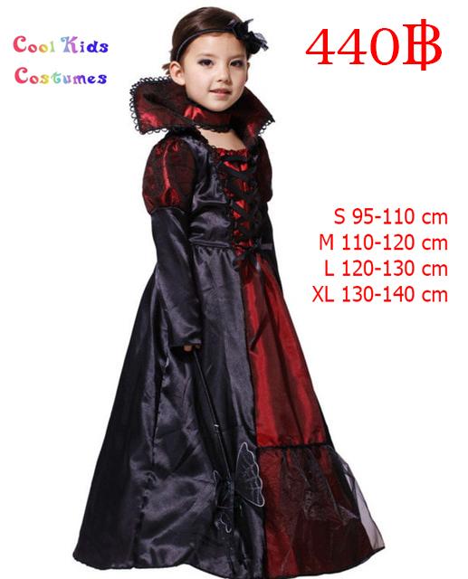 Vampire girl costumes Fancy Halloween ชุดแวมไพร์ เด็กผู้หญิง ชุดแฟนซี ฮาโลวีน