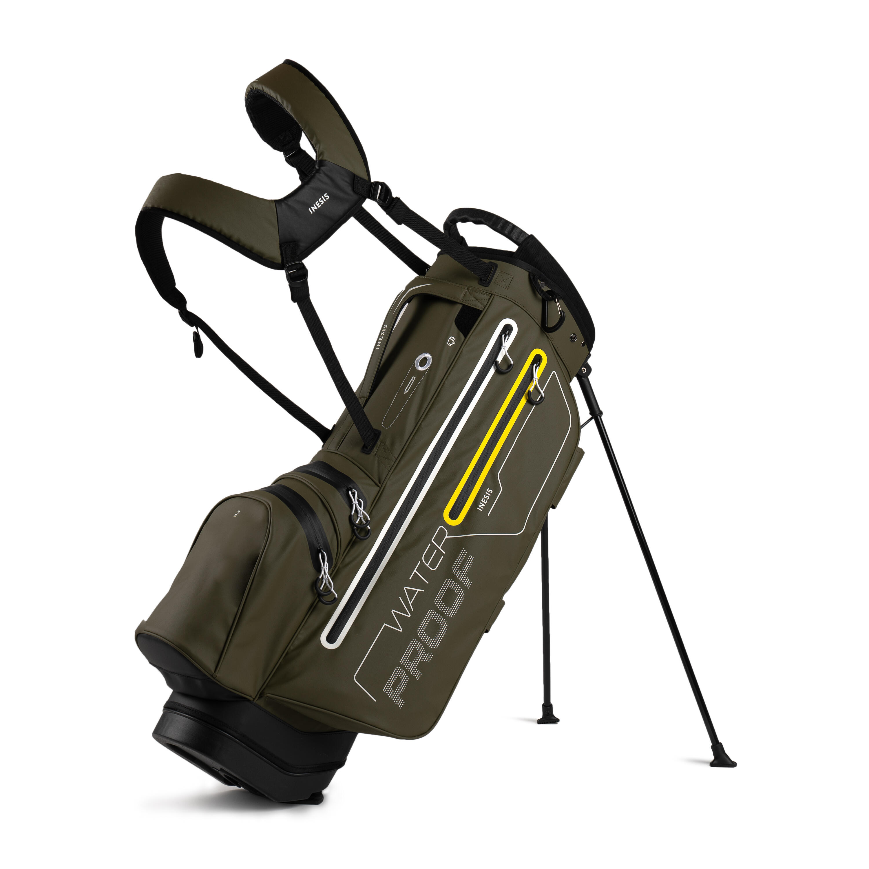 [ส่งฟรี ] ถุงกอล์ฟกันน้ำพร้อมขาตั้ง (สีกากี) Waterproof Golf Stand Bag - KHAKI Golf Bag men Golf Bag Carry Golf Bag Trolley Golf Bag waterproof ของแท้ รับประกัน