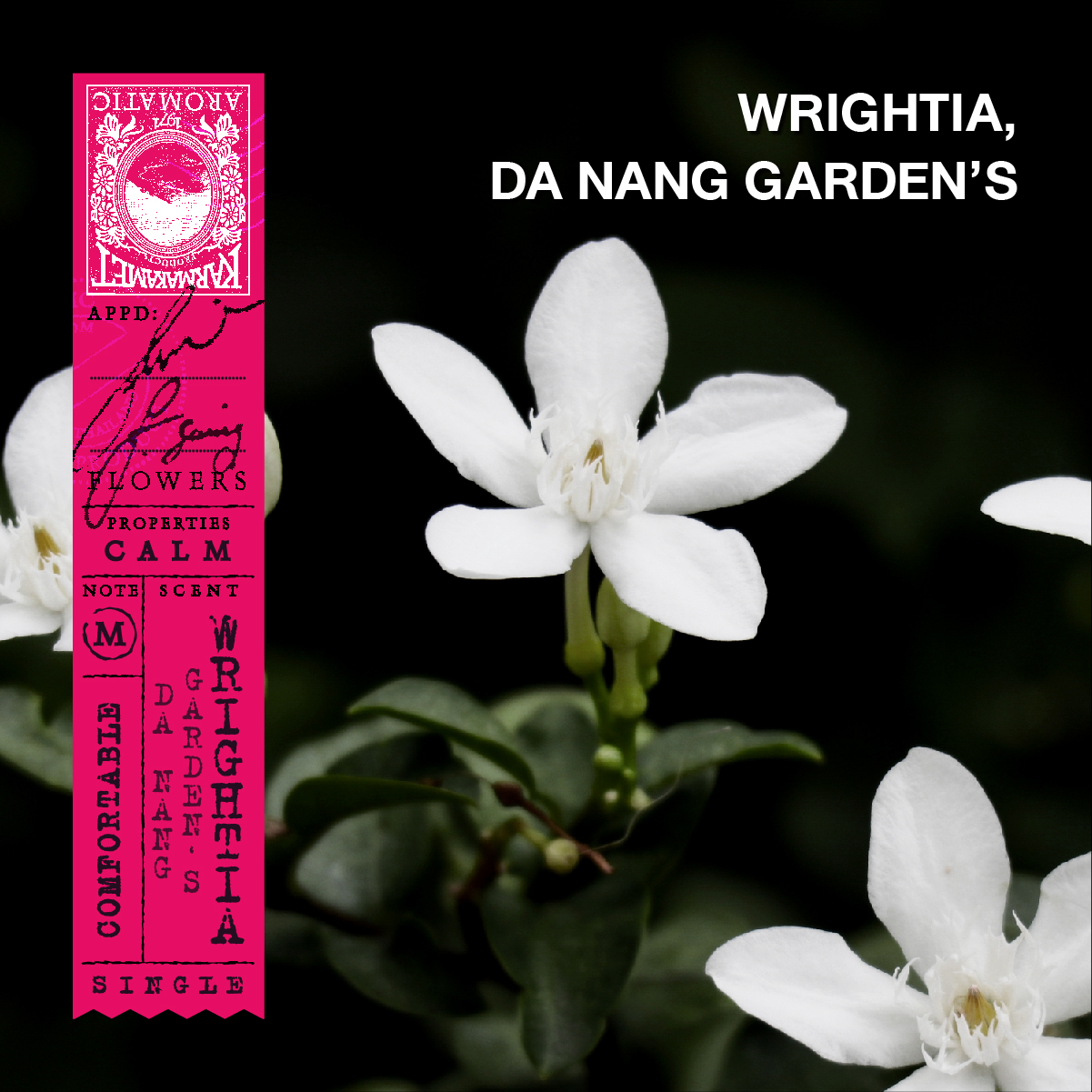 KARMAKAMET Traditional Asian Perfume Sachet คามาคาเมต ถุงหอม ถุงหอมปรับอากาศ บ้านหอม ปรับอากาศ กลื่นหอม  กลิ่น Da Nang Garden’s Wrightiaปริมาณ (มล.) 50