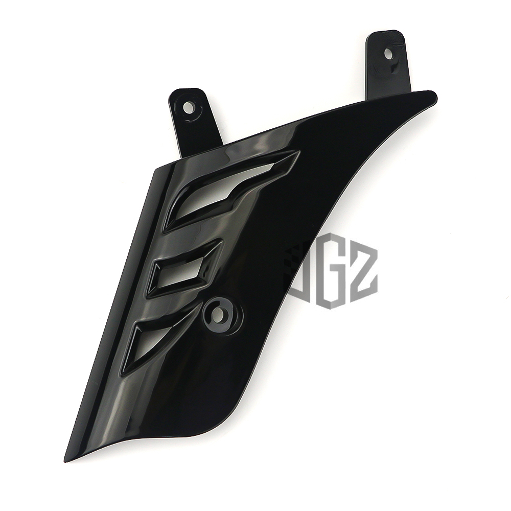 For vespa gts 150 250 300 gtv 300 hpe 2013-2023 motorcycle front rocker side arm trim fender guard carbon glossy black