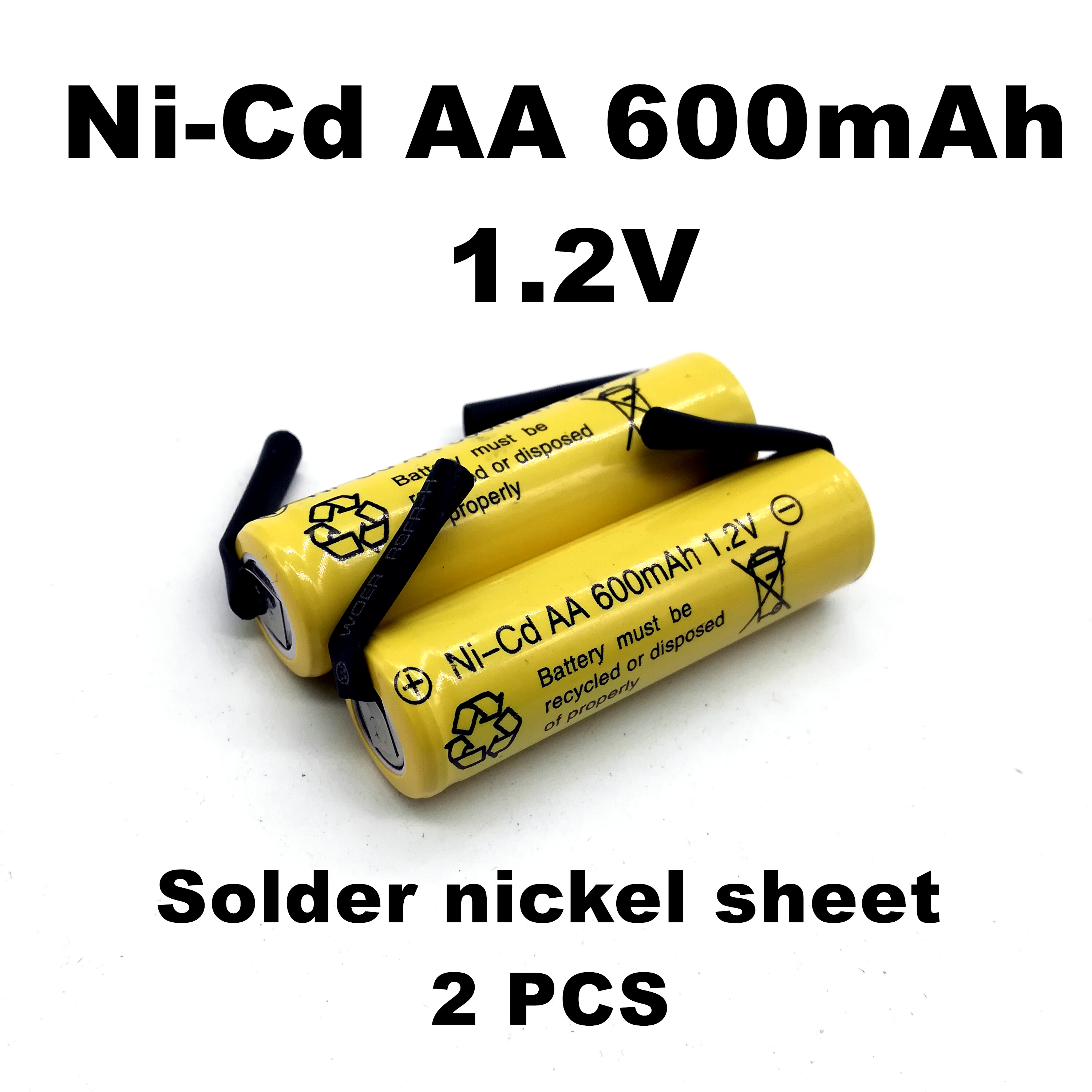 Diy ni cd aa 600mah 1 2v 3 6v rechargeable battery vvnhhgb thaipick