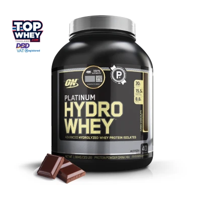 Optimum Nutrition Platinum Hydro Whey Protein Isolate Protein 3.5LB - Turbo Chocolate