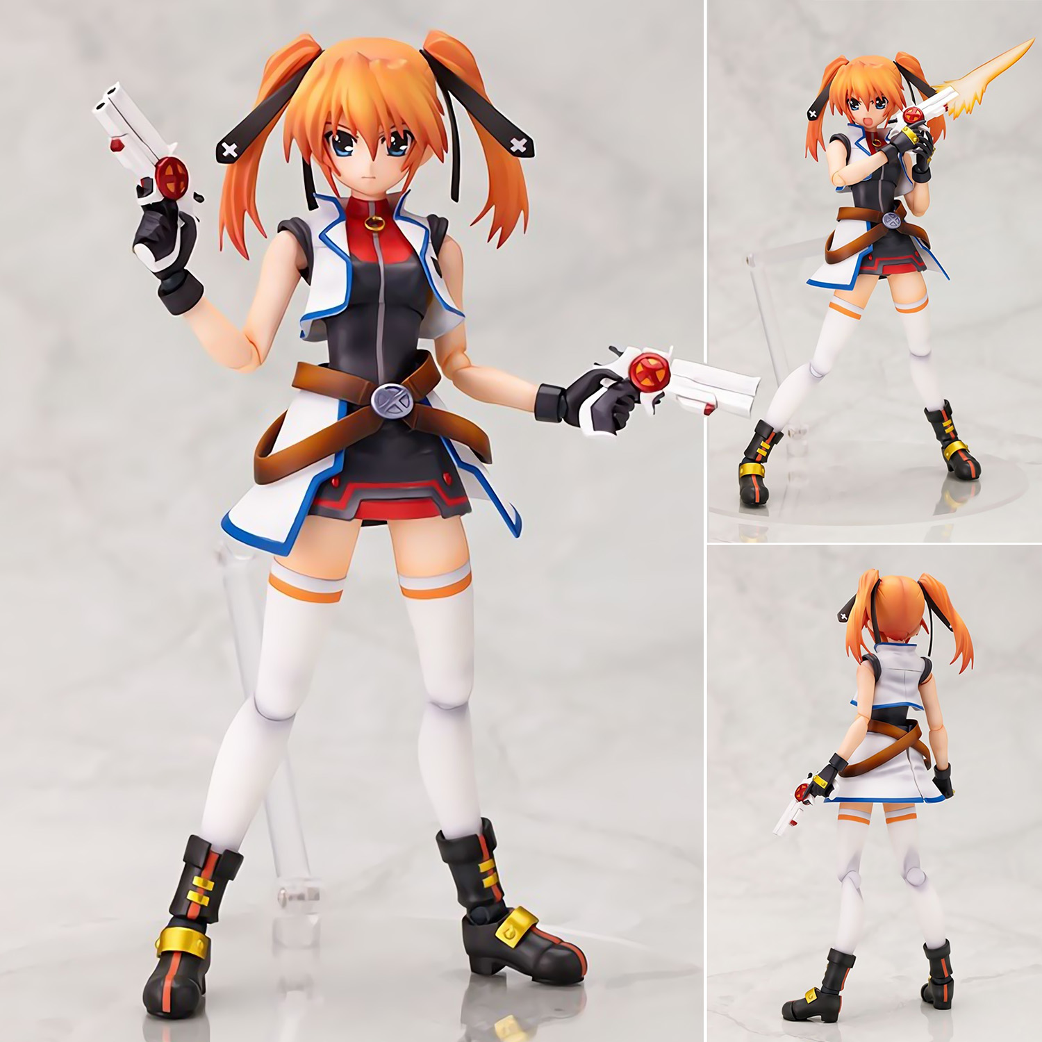 Model โมเดล งานแท้ 100% Max Factory จากการ์ตุนเรื่อง Magical Girl Lyrical Nanoha StrikerS สาวน้อยจอมเวท นาโนฮะ Teana Lanster เทียน่า แลนสเตอร์ Ver Original from Japan Figma ฟิกม่า Anime ขยับแขน-ขาได้ อนิเมะ การ์ตูน มังงะ manga Figure ฟิกเกอร์