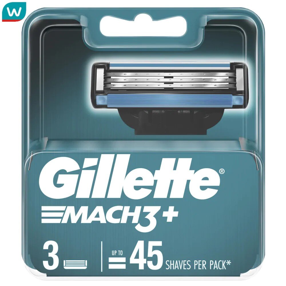 Gillette ยิลเลตต์ มัคทรีพลัส ใบมีด 3 ชิ้น