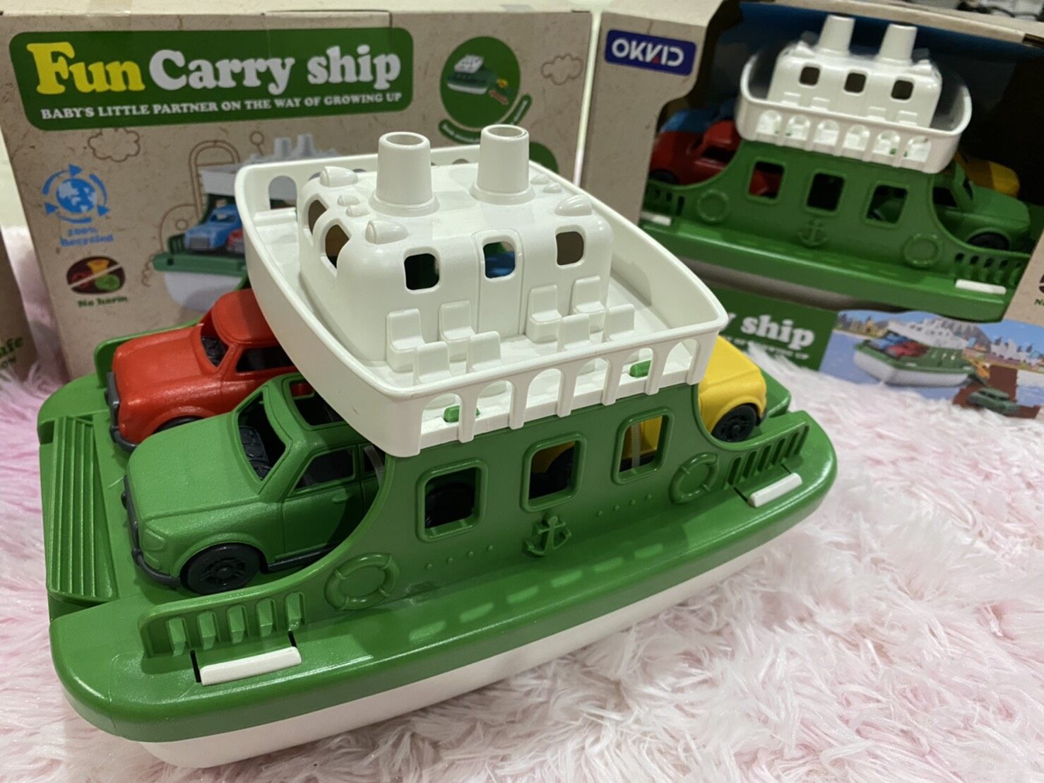 ของเล่นเด็ก เรือ เรือขนรถ เรือของเล่น ของเล่นในน้ำ ของเล่นเสริมพัฒนาการ รถของเล่น เรือของเล่น