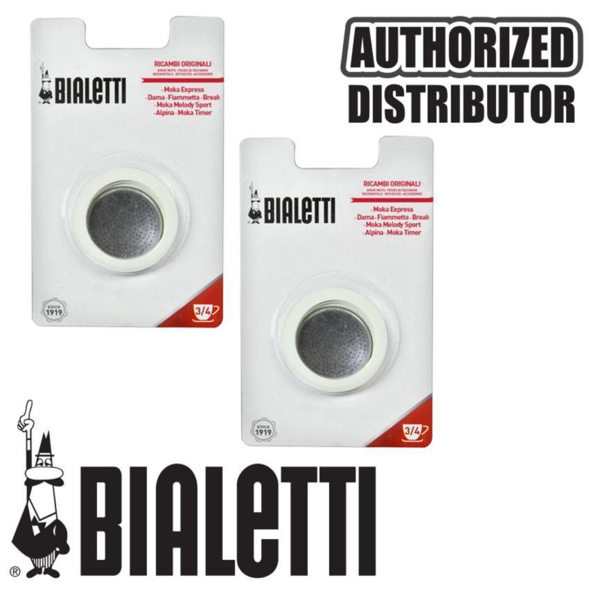 Bialettiชีลยาง+แผ่นกรอง 2ชุด ขนาด3ถ้วย(BL-0109832/AP-2)เครื่องชงกาแฟ เครื่องชงน้ำ เครื่องทำกาแฟ ที่ชงกาแฟ เครื่องทำกาแฟอัตโนมัติ เครื่องทำกาแฟแบบพกพา เยือกชกกาแฟ ของแท้