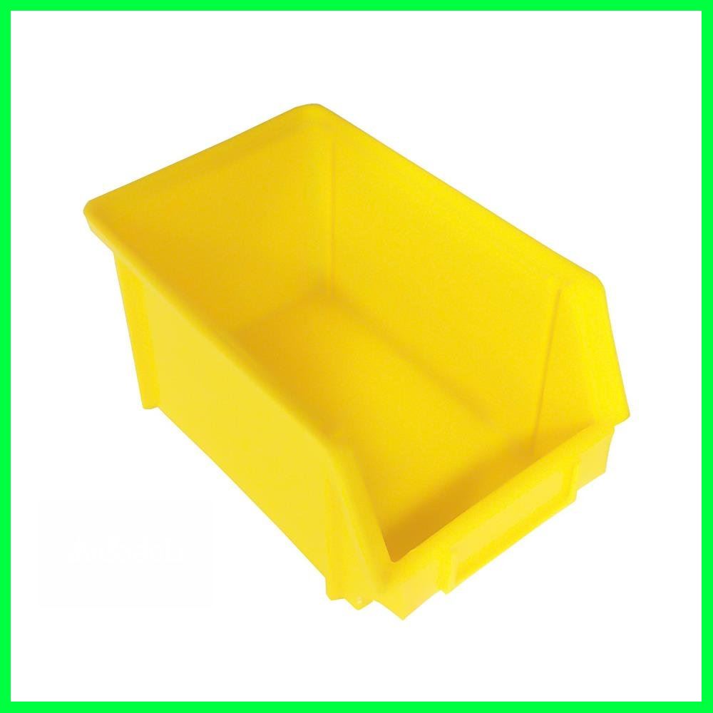 ของดีคุ้มค่า กล่องเครื่องมือพลาสติก DIY ขนาดกลาง 9 นิ้ว สีเหลือง คุณภาพดี