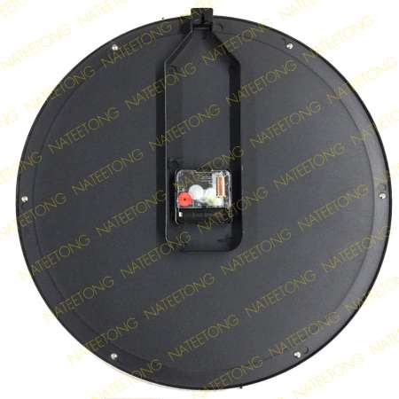 KING TIME นาฬิกาแขวนเดินเรียบทรงกลม ขนาด 16 นิ้ว รุ่น 016WG ขอบทองตัวเลขเขียว