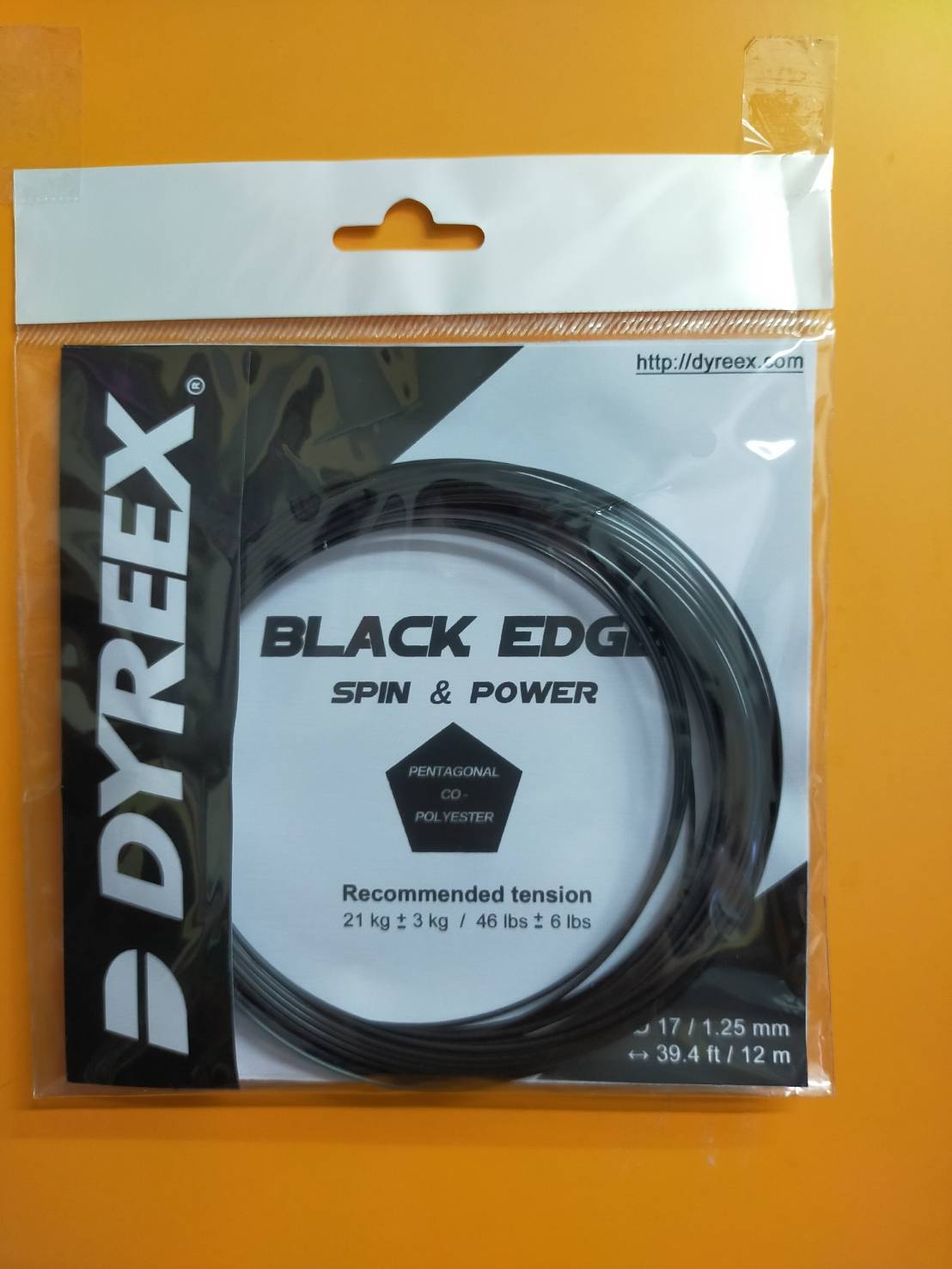 DYREEX1 เส้น 500 บาทรุ่นBLACK EDGE คุณสมบัติ SPIN+POWER ส่งฟรีและส่ง