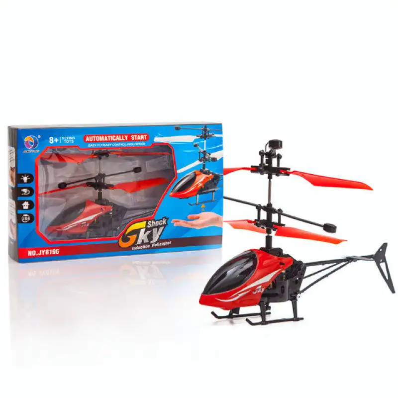 ภาพสินค้าของเล่นติดปีก เครื่องบินของเล่น คอปเตอร์ Helicopter toy เซ็นเซอร์อัจฉริยะ บังคับการบินอัตโนมัติA06 จากร้าน Winston Shop บน Lazada ภาพที่ 1