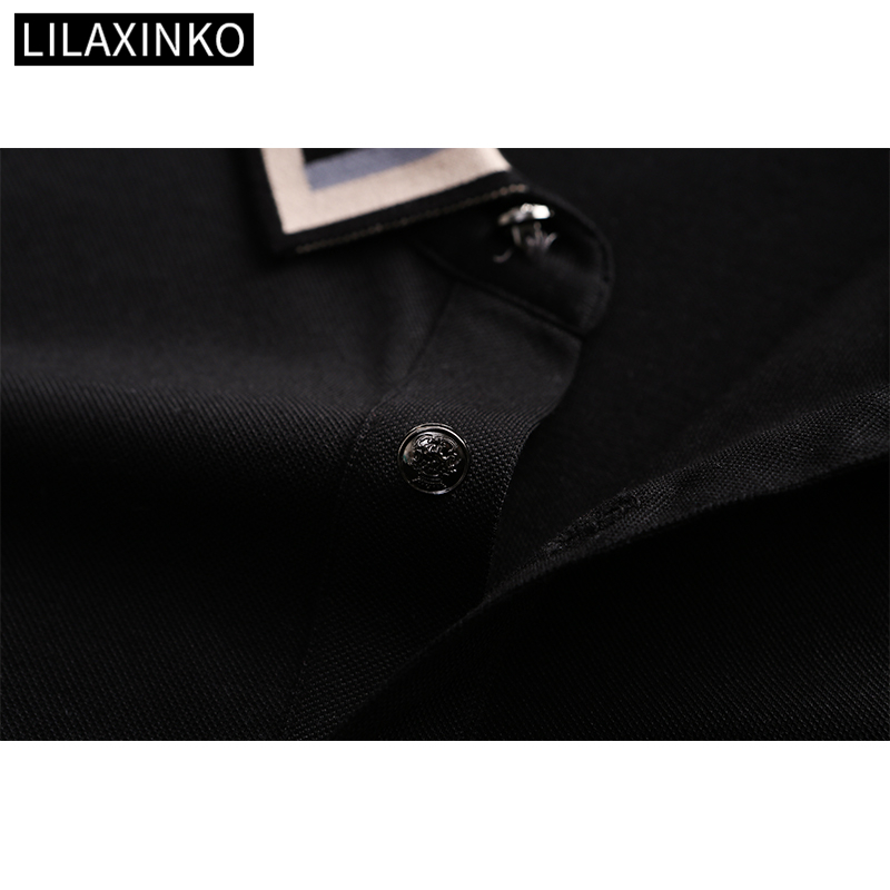 3 Colour 】 NEW Fashion Polo Shirt Men Cotton Lapel Collar T Shirt