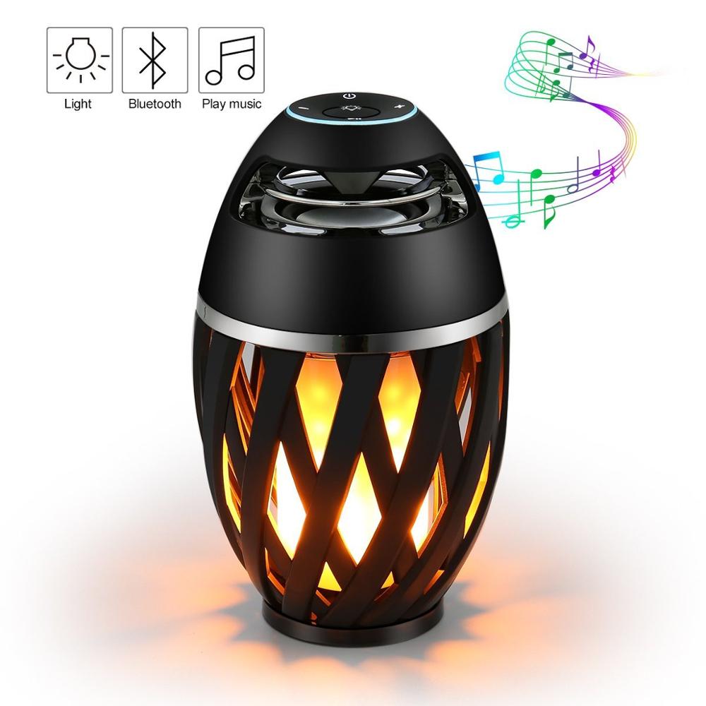 Wireless Speaker LED Flame Light Speaker,Portable Loudspeaker Bluetooth ...