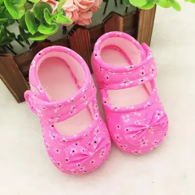 GIERT4 0-18 Months Baby Shoes Sports Boots Flats Sandals Slippers Bowknot Printing Newborn Cloth Shoes Kids Baby Girl Boy