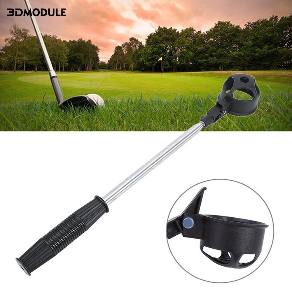 3DM Outdoor Sport Telescopic Stainless Golf Ball Retriever Scoop