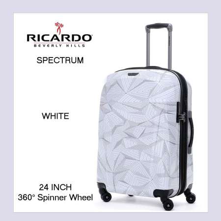 กระเป๋าเดินทาง Ricardo Spectrum 24 นิ้ว สีขาว