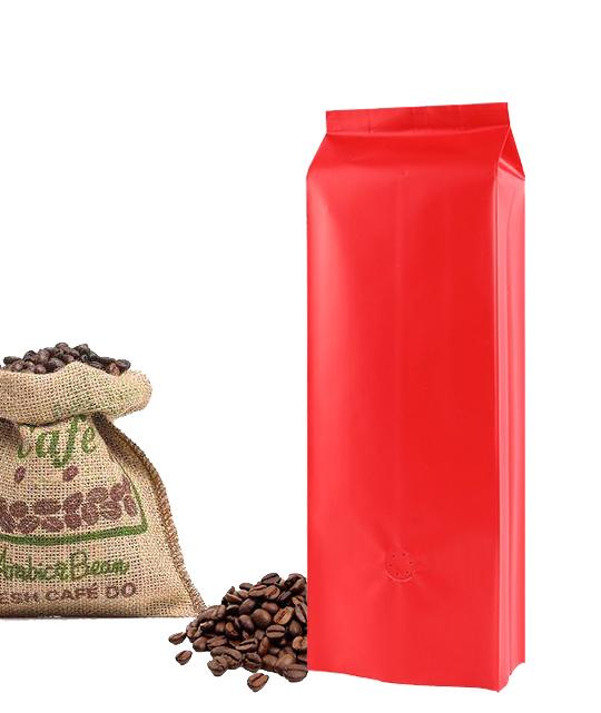 ซองฟอยล์ใส่กาแฟ ติดวาล์ว ตั้งได้ พับข้าง (ขนาดบรรจุครึ่งปอนด์ 220-250 กรัม ) 9x27+5cm. (10ซองแพค)