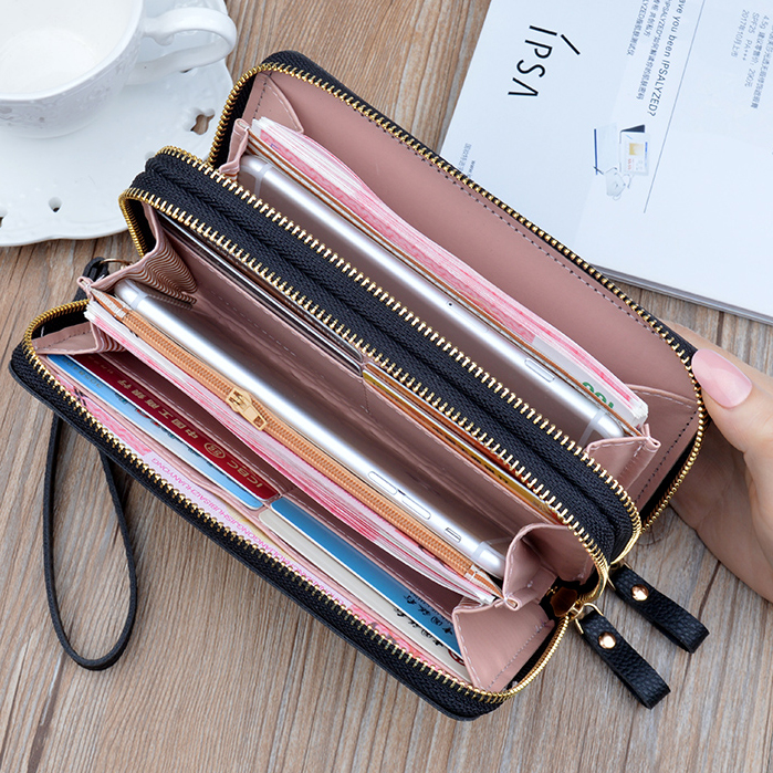 EasyBuy กระเป๋าสตางค์ผู้หญิง กระเป๋าสตางค์ใบยาว กระเป๋าใส่เงิน กระเป๋าถือสุดหรู แฟชั่นสไตล์เกาหลีและญี่ปุ่น 2-Layer Wallet R1194