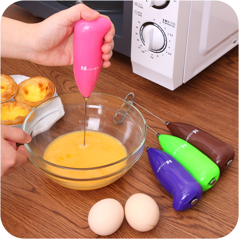 Drink Coffee Hand Whisk Mixer Electric Egg Beater Milk Frother Foamer