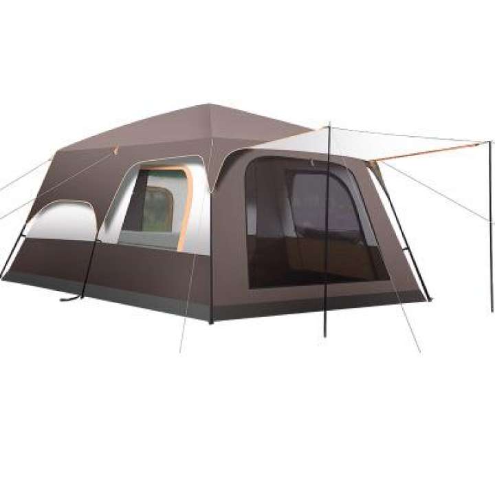 Camel CM-096 เต็นท์กึ่งอัตโนมัติ 10-12 คน Large Space Automatic Waterproof Breathable Tent Double Layer Four Season Durable Camping Backpacking Tent CM096 Camel CM-096 เต็นท์กึ่งอัตโนมัติ 10-12 คน Large Space Automatic Waterproof Breathable Tent Double Layer Four Season Durable Camping Backpacking Tent CM096