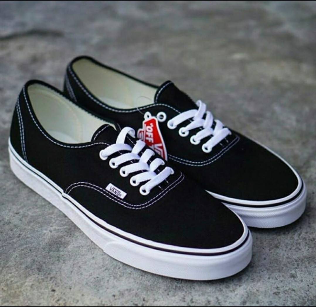 ส่งเร็ว ตรงปก ราคาดี Vans Authentic Black Color รองเท้าผ้าใบแวนส์สีดำ