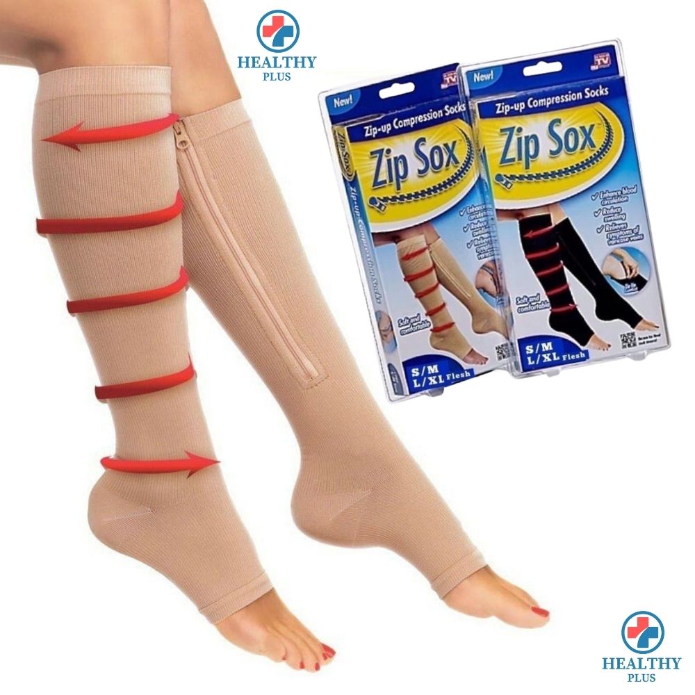 Zip Sox - new zip up compression socks 