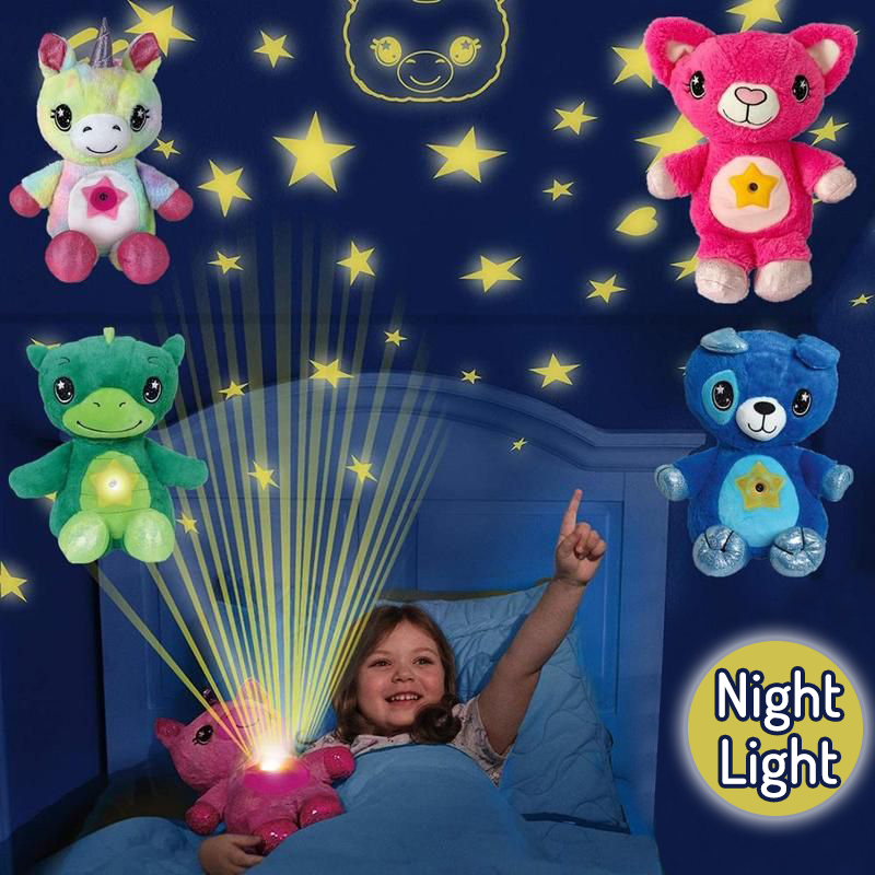 Night Light Cuddly Projector Plush Burn