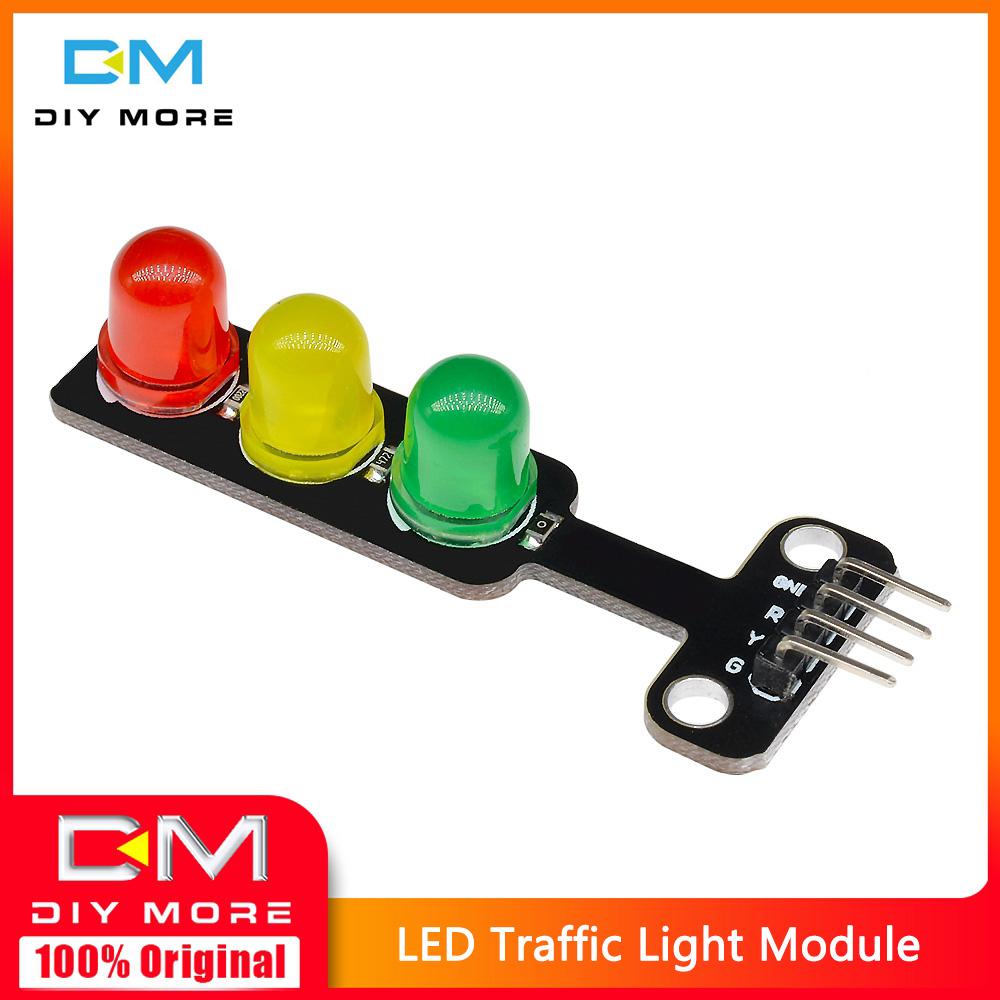 Original Diymore LED Traffic Light Module Size 56*21*11mm Red Yellow ...