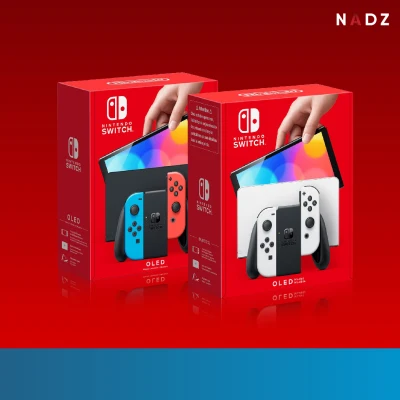 [สินค้าพร้อมส่ง] Nintendo Switch Console Oled Model** ประกัน MAXSOFT 1 ปี ( White / Neon )