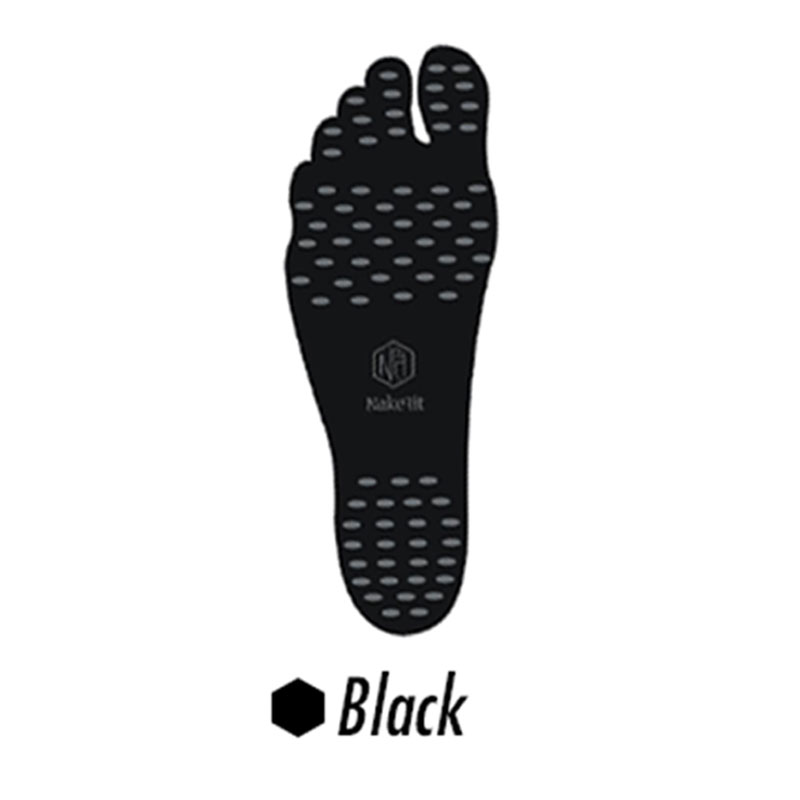 ที่ติดเท้า แผ่นติดเท้า ที่แปะเท้า Nakefit แผ่นแปะเท้า แผ่นรองเท้าสุดจี๊ด1คู่   (สี ดำ ) กันน้ำ กันความร้อน และกันลื่น ป้องกันเท้าเกิดบาดแผล 1 Pair Pads Sticker Shoes Stick on Soles Sticky Pads for Feet