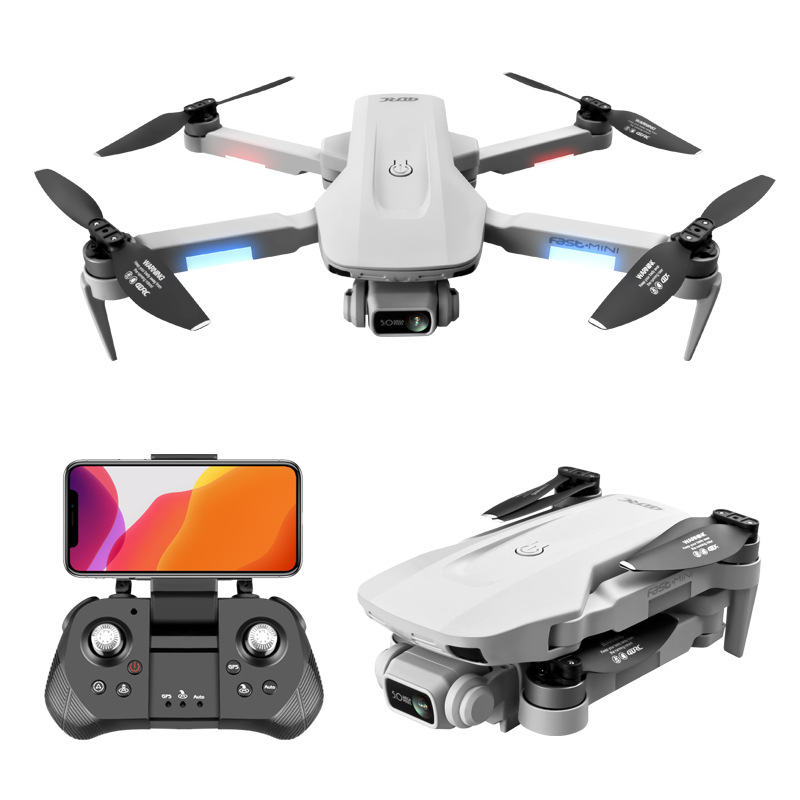 F8 GPS Drone พร้อมกล้อง4K สำหรับผู้ใหญ่,มอเตอร์ไร้แปรง5G WiFi ส่ง FPV วิดีโอสด Drone, RC Quadcopter พร้อมกลับบ้านอัตโนมัติ,Follow Me, Waypoints, Circle Fly,กระเป๋า