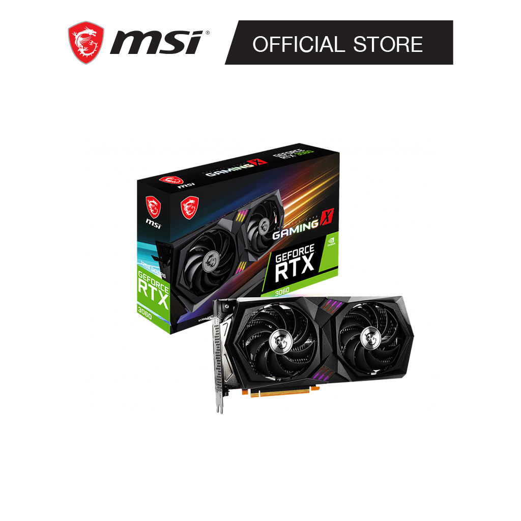 [ LHR ] MSI GeForce RTX 3060 GAMING X 12G (การ์ดแสดงผล)