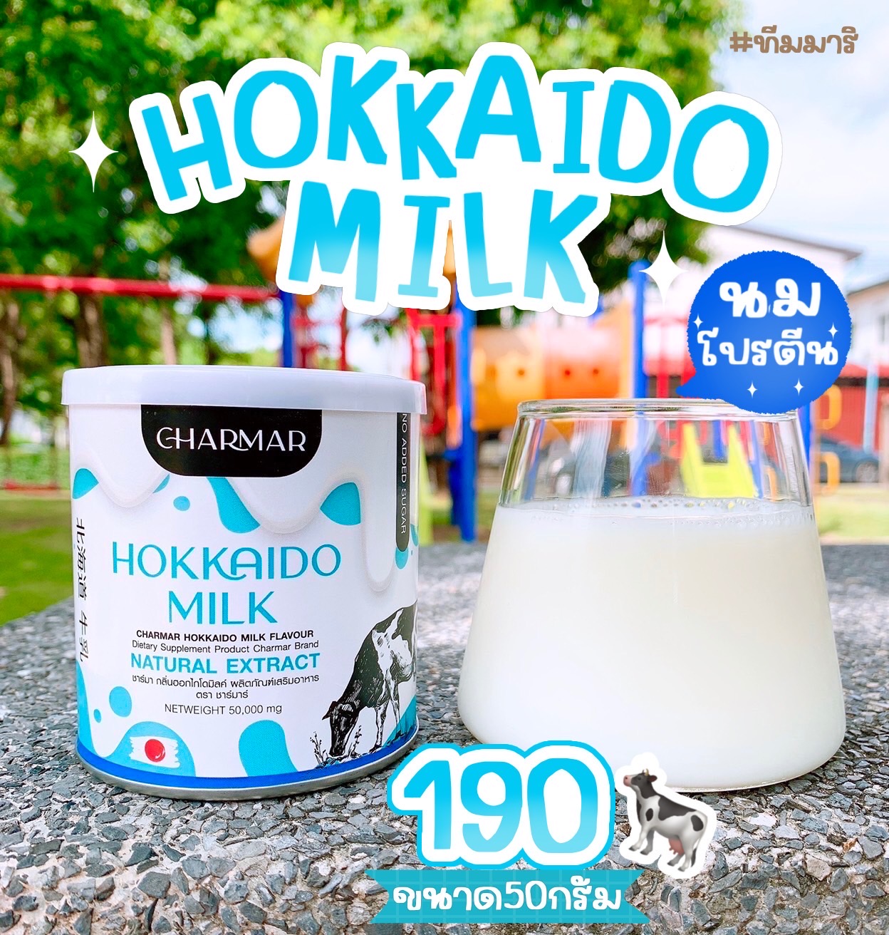Hokkaido Milk Powder โปรตีนนมผอม นมฮอกไกโด มิลค์ โปรตีนสูง ช่วยควบคุม