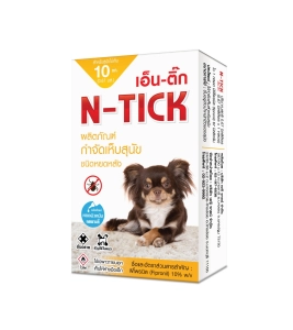 สินค้า [1 หลอด ] N-tick  spot on ( 1 tube ) dog spot on /  ยาหยอดเห็บหมัด สุนัข แบบหยด