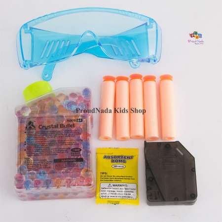 ProudNada Toys ของเล่นเด็กชุดปืนยิงกระสุนคริสตัล+กระสุนโฟม KAICAN TOYS Crystal Bullet Gun NO.C660C