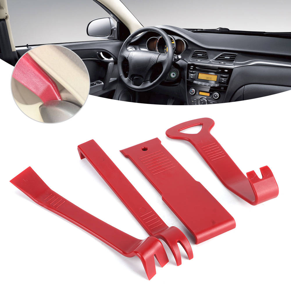 4pcs Car Interior Trim Removal Tool Panel Audio Dashboard Clip Fastener
