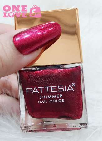 สีทาเล็บกึ่งเจล ยาทาเล็บ PATTESIA SHIMMER NAIL COLOR #S10