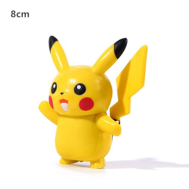 Pokemon PVC Action Figure Toys for Kids, 6 Pçs/set, 6-10cm, Gastly, Arceus,  Pikachu, Charizard, Modelo, Presente de Aniversário