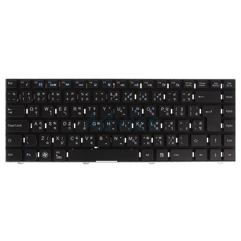 Keyboard ACER Aspire One 14 (Black) 'PowerMax' (สกรีนไทย-อังกฤษ)
