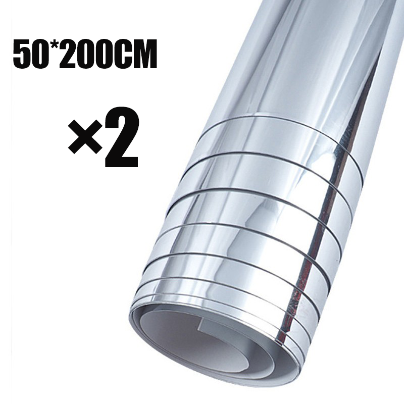 50x200cm กระจกแผ่น กระจกพลาสติก สำหรับติดผนัง มีกาวในตัว กระจกติดผนัง กระจกความละเอียดสูง สติ๊กเกอร์ติดกระจกห้องน กระจก กระจกเต็มตัว กระจกสติกเกอร์