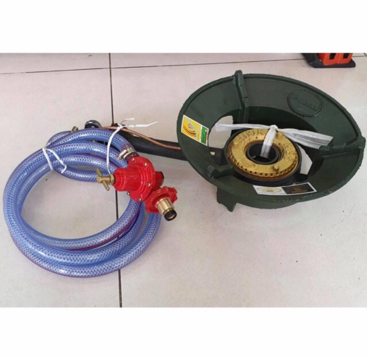 ?? ส่งด่วน Kerry ฟรี ?? หัวเตาแม่ค้า หัวเร่ง KB5 ยี่ห้อ Gmax พร้อมหัวปรับเร่ง SCG รุ่น R924 สายแก๊สอย่างหนา 2 เมตร ตัวรัด 2 ตัว