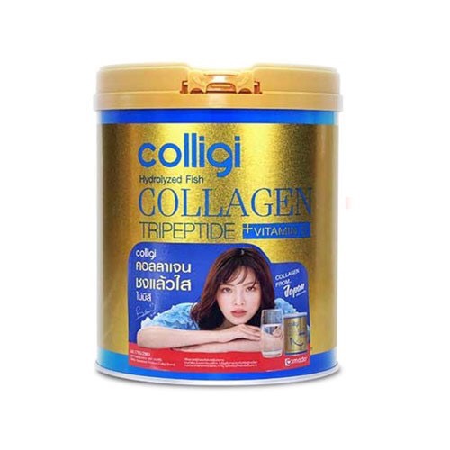 (กระป๋องใหญ่) Amado Colligi Collagen ผสมวิตามินซี (ขนาด 201 กรัม) หมดอายุ 06/2023