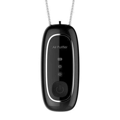 Fashion Personal Wearable Air Purifier Necklace Mini Portable Air Freshener Ionizer Negative Ion Generator