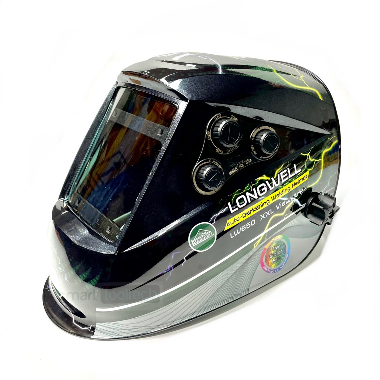 🔥โปร6.6 รุ่นใหม่ล่าสุด🔥หน้ากากเชื่อมออโต้ Longwell LW650 / LW-01 (Auto darkening helmet)