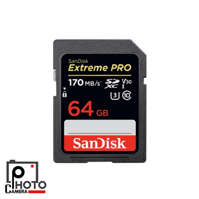 SanDisk EXTREME® PRO V3 64GB SDXC UHS-I Card - 170MB/s