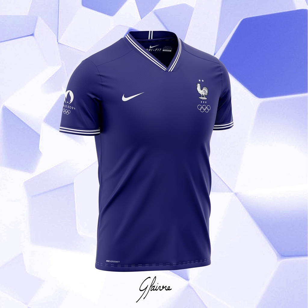 France Jersey 2022 World Cup Player Issue Away France Olympic Football