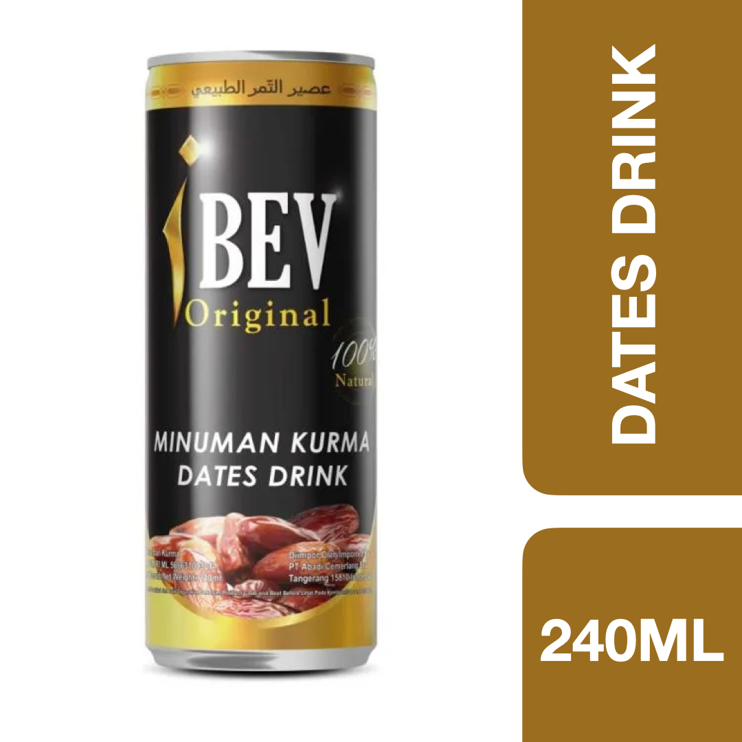 Ibev Dates Drink 240ml ++ ไอเบฟ เครื่องดื่มอิทผลัม 240 มล.