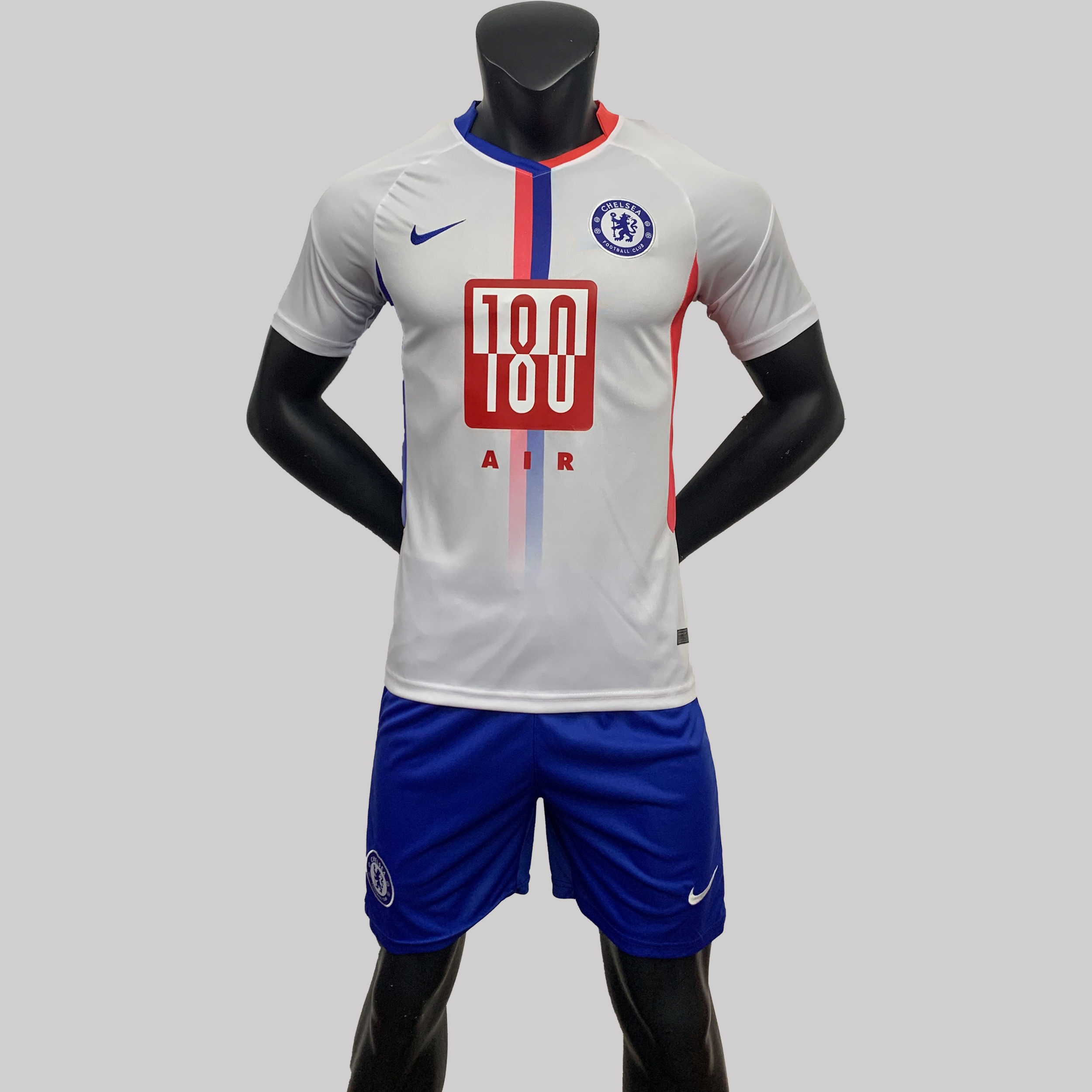 ชุดกีฬาชาย ชุดบอล ชุดสโมสรฟุตบอล ฤดูกาล (เสื้อ+กางเกง) ทีม Chelsea  เนื้อผ้าโพลีเอสเตอร์ งานเซตเกรด A