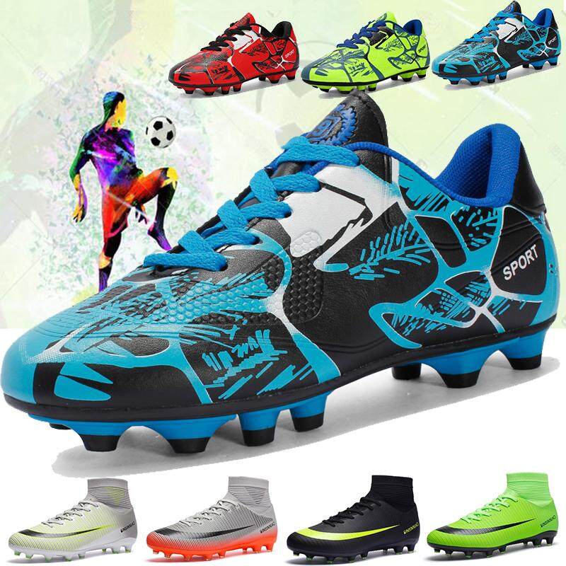 รองเท้าฟุตบอลรองเท้ามีปุ่มสำหรับฟุตบอลรองเท้าฟุตบอลรองเท้าฟุตซอล Superfly รองเท้าฟุตบอล Boys รองเท้าผ้าใบรองเท้าฟุตบอลรองเท้าดั้งเดิมดีเยี่ยมรองเท้าฟุตซอลผู้ชาย Size32-43