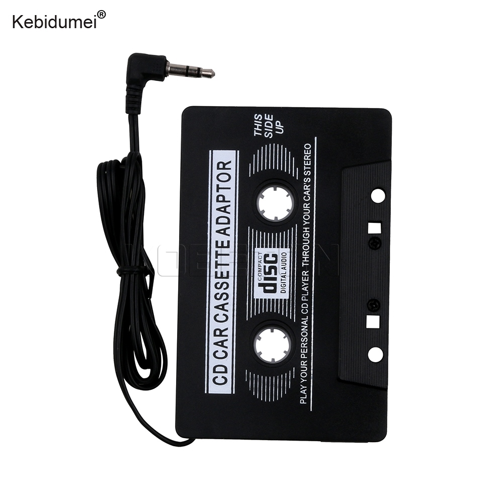 Kebidumei Car Cassette Tape Stereo Adapter Tape Converter 3.5mm Jack