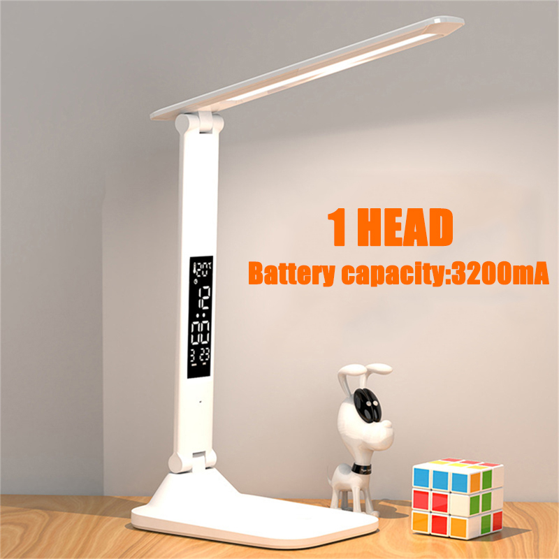 Xiaomi ชาร์จโคมไฟ LED โคมไฟตั้งโต๊ะ USB Dimmable สัมผัสโคมไฟพับเก็บได้